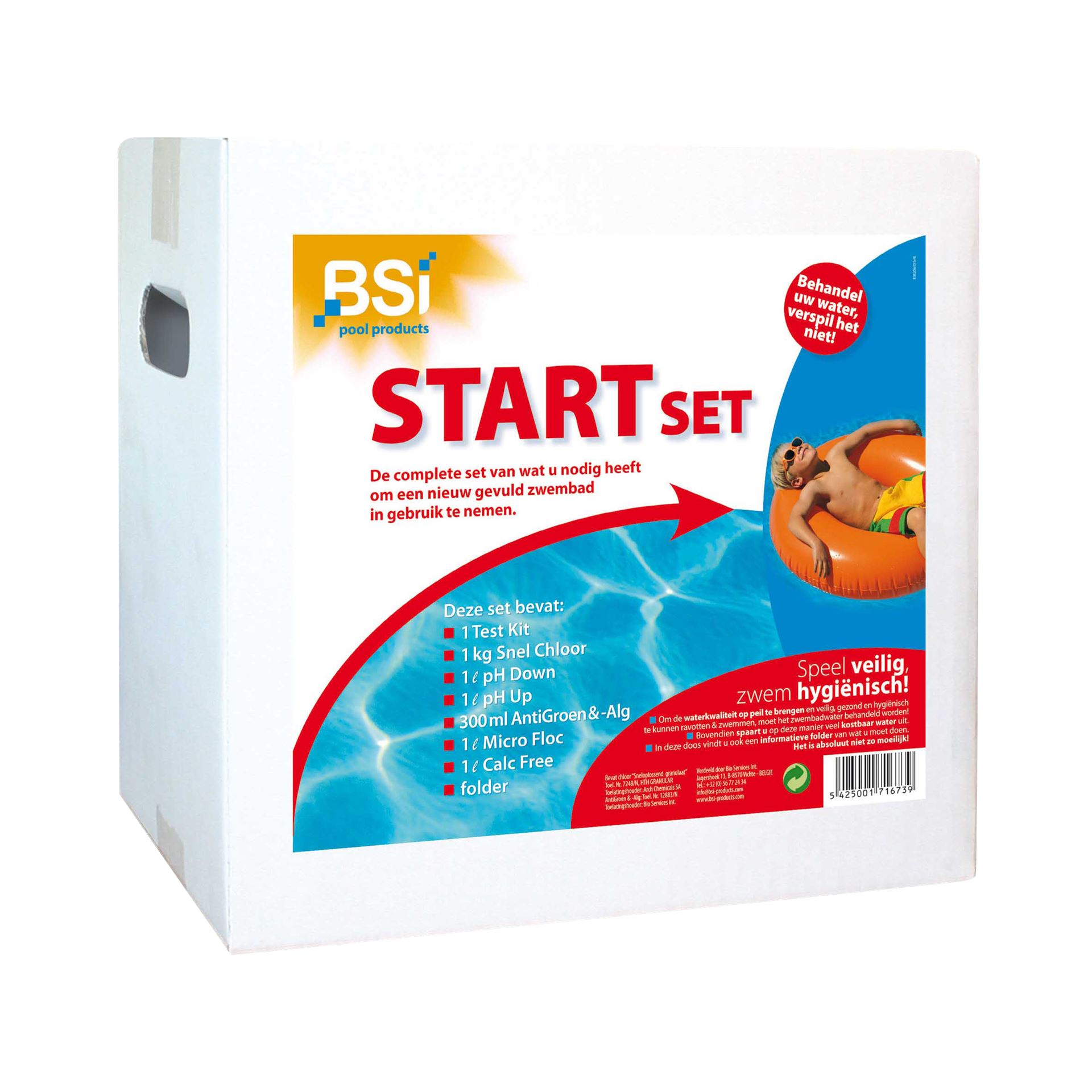 BSI Start Set - alles voor een gebruiksklaar zwembad!