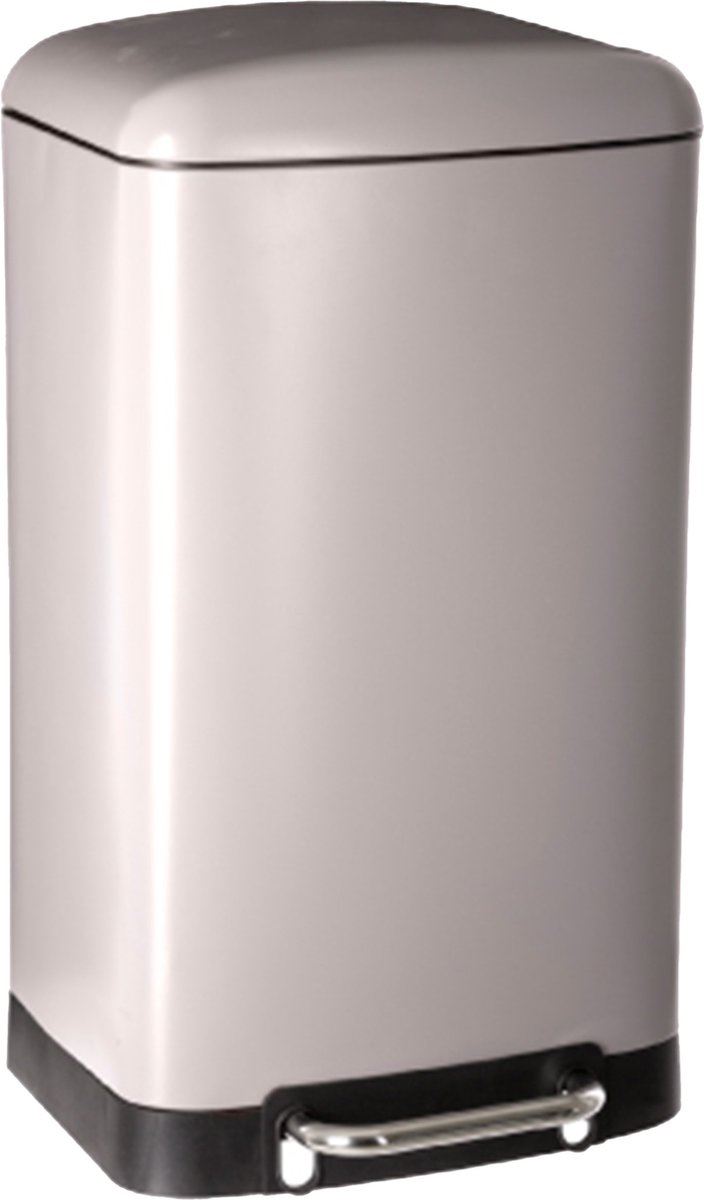 5Five Prullenbak Ariane 30 liter– Softclose – Uitneembare binnenemmer – Duurzaam RVS afbeelding