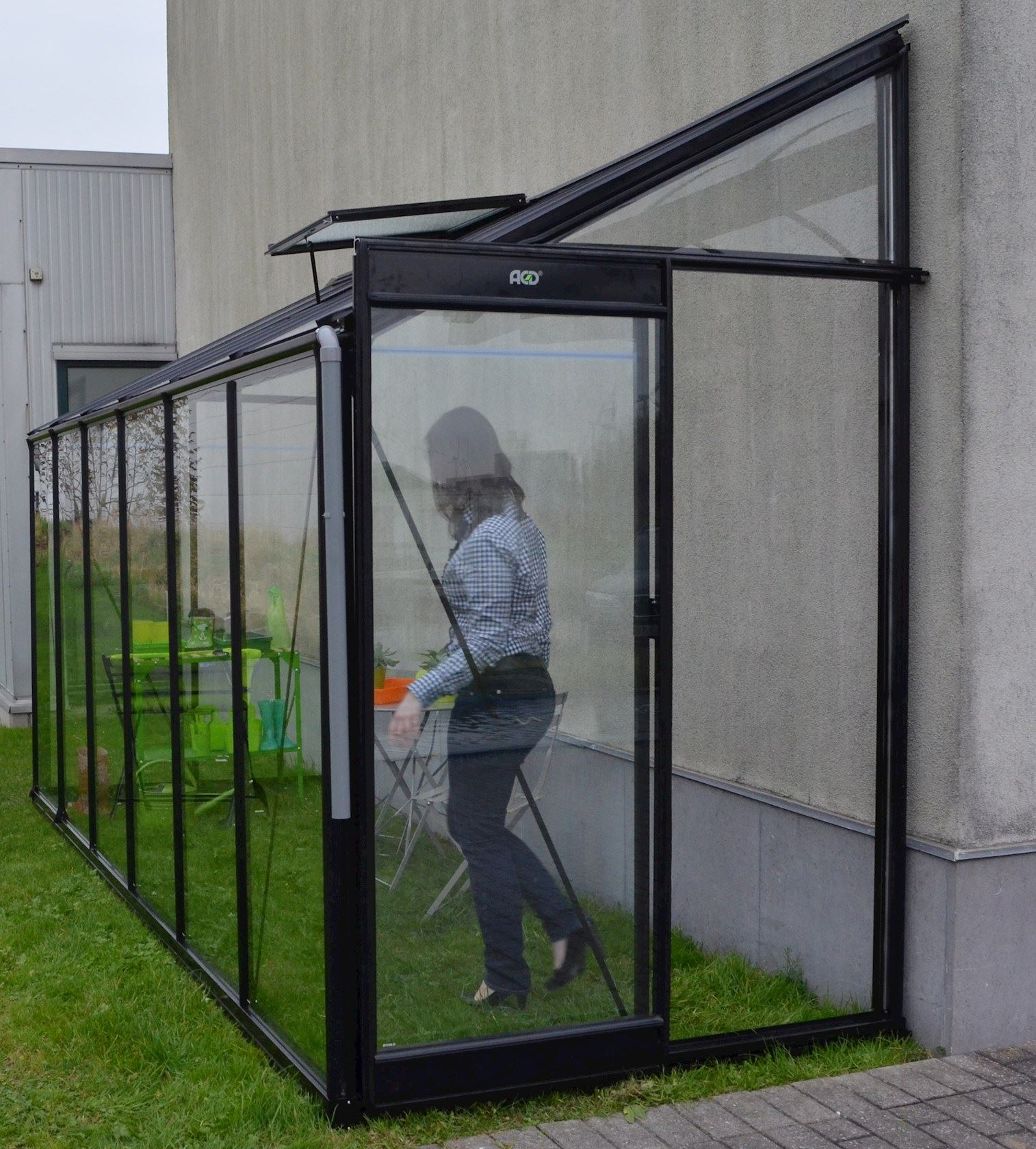 ACD Prestige MR206 serre - 1,55m x 4,45m - Aluminium afbeelding