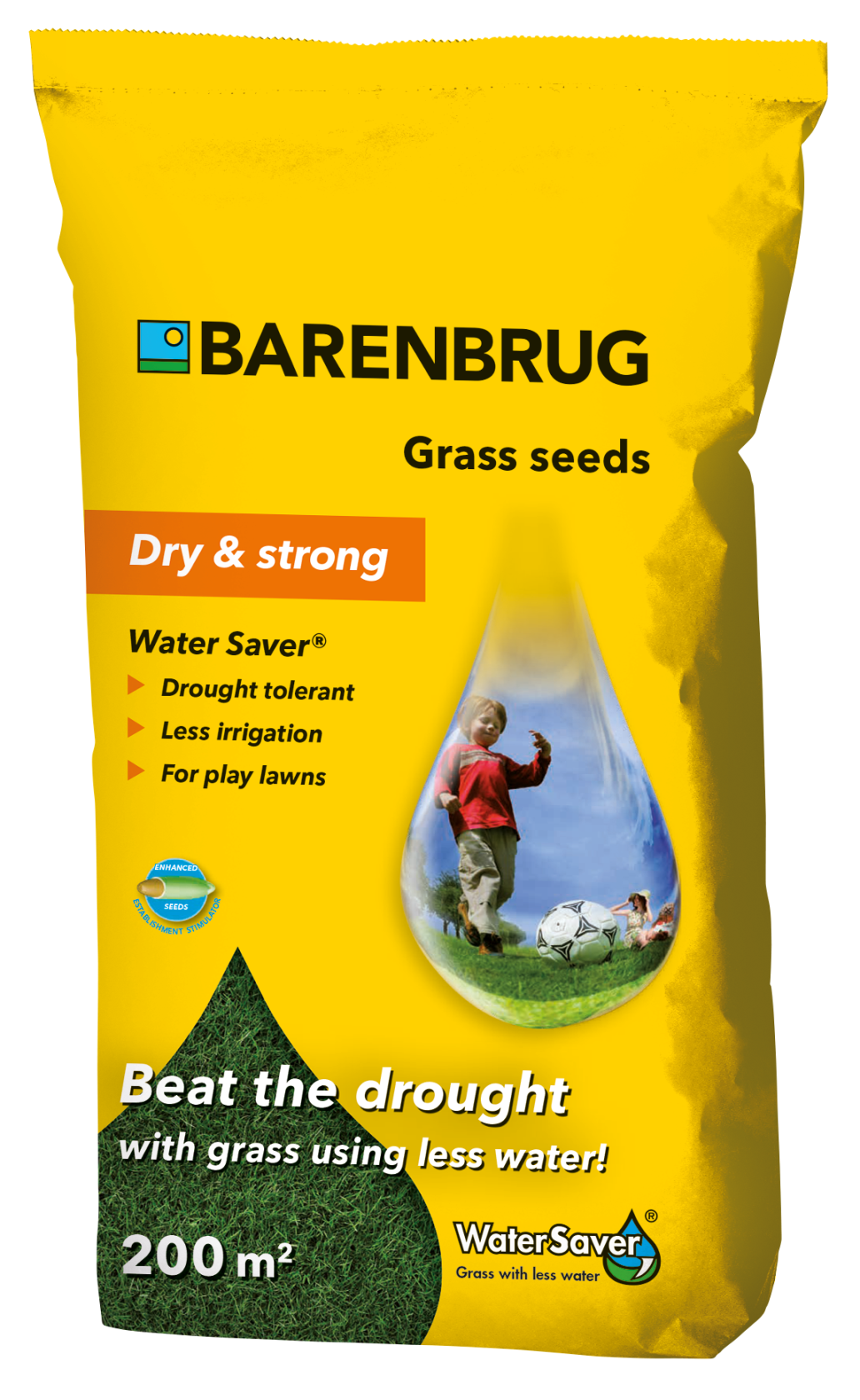 Barenbrug graszaad 5kg tot 200m² - Water Saver - Bestand tegen langdurige droogte afbeelding