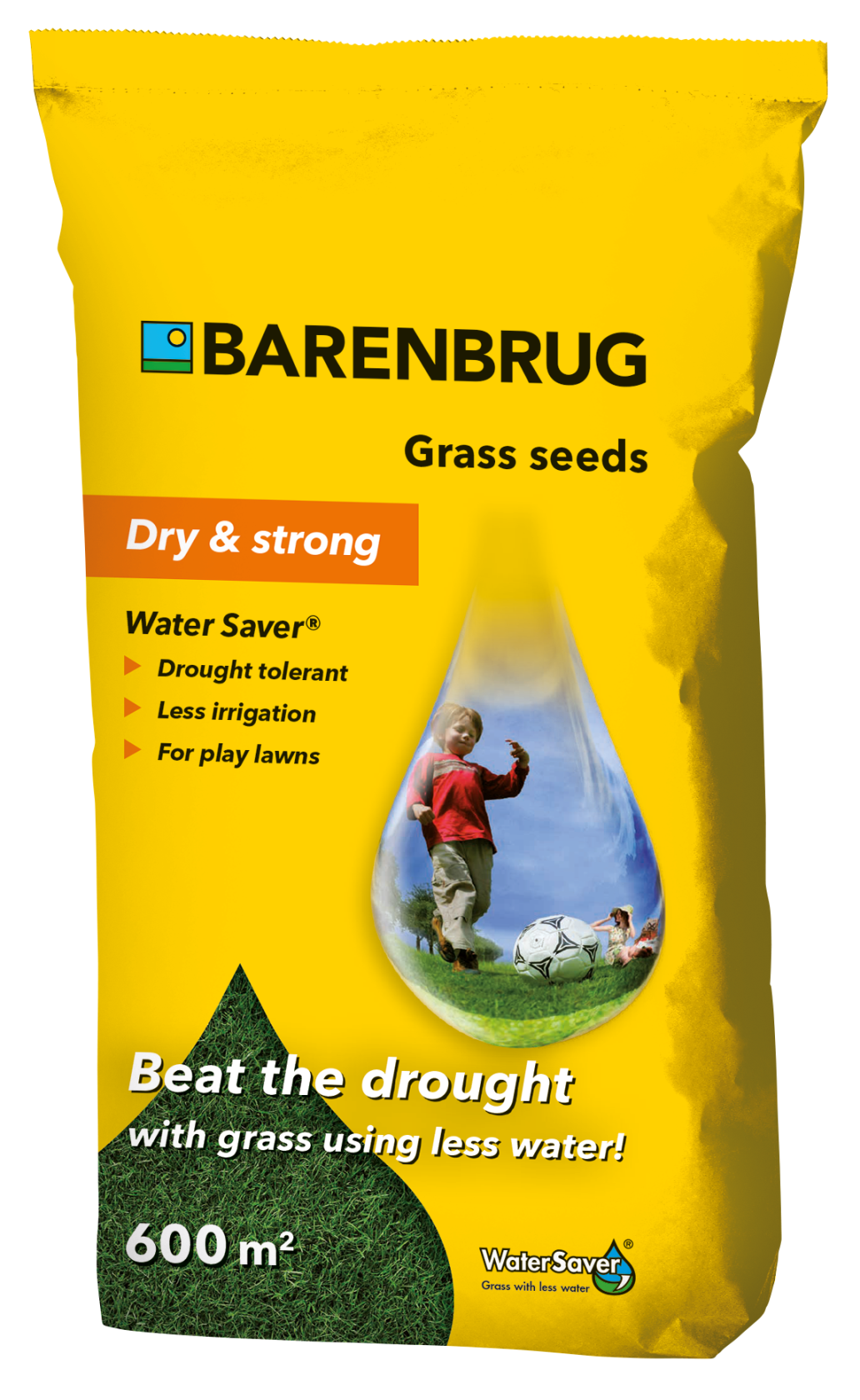 Barenbrug graszaad 15kg tot 500m²Water Saver - Droogtebestendig gazon afbeelding