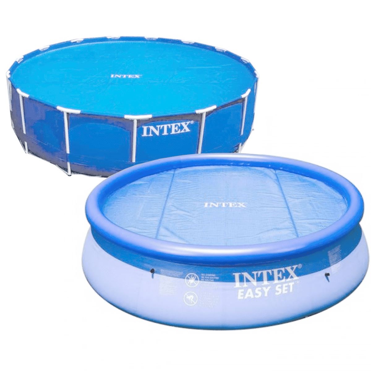 Intex drijvende solar cover/afdekzeil - rond -Ø290 cm afbeelding
