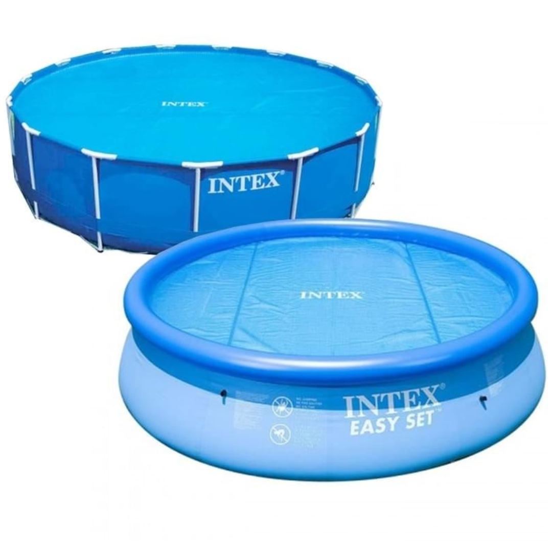 Intex drijvende solar cover/afdekzeil - rond - Diameter 348 cm afbeelding