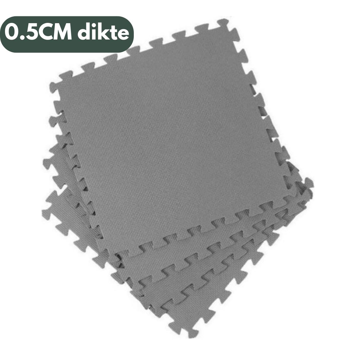Intex vloertegels L50 x B50 x H0.5 cm (grijs) - set van 8 stuks