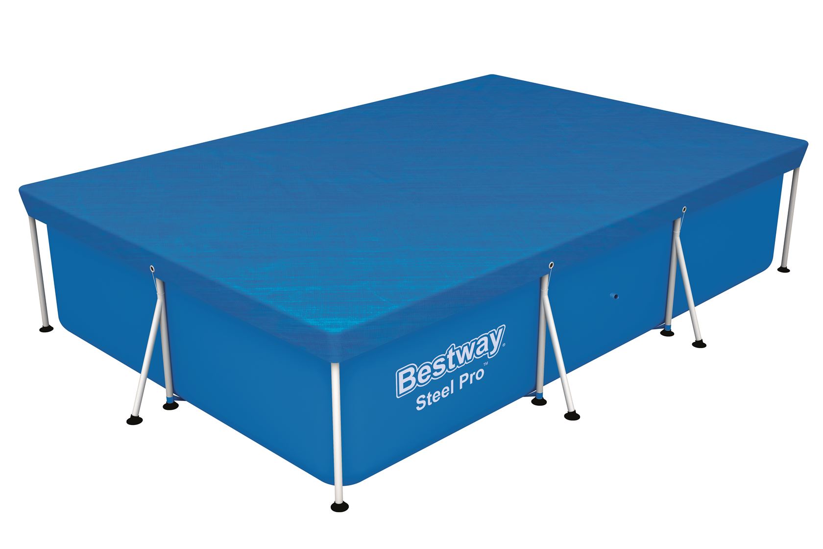 Bestway afdekzeil - rechthoekig - 304 x 205 cm afbeelding
