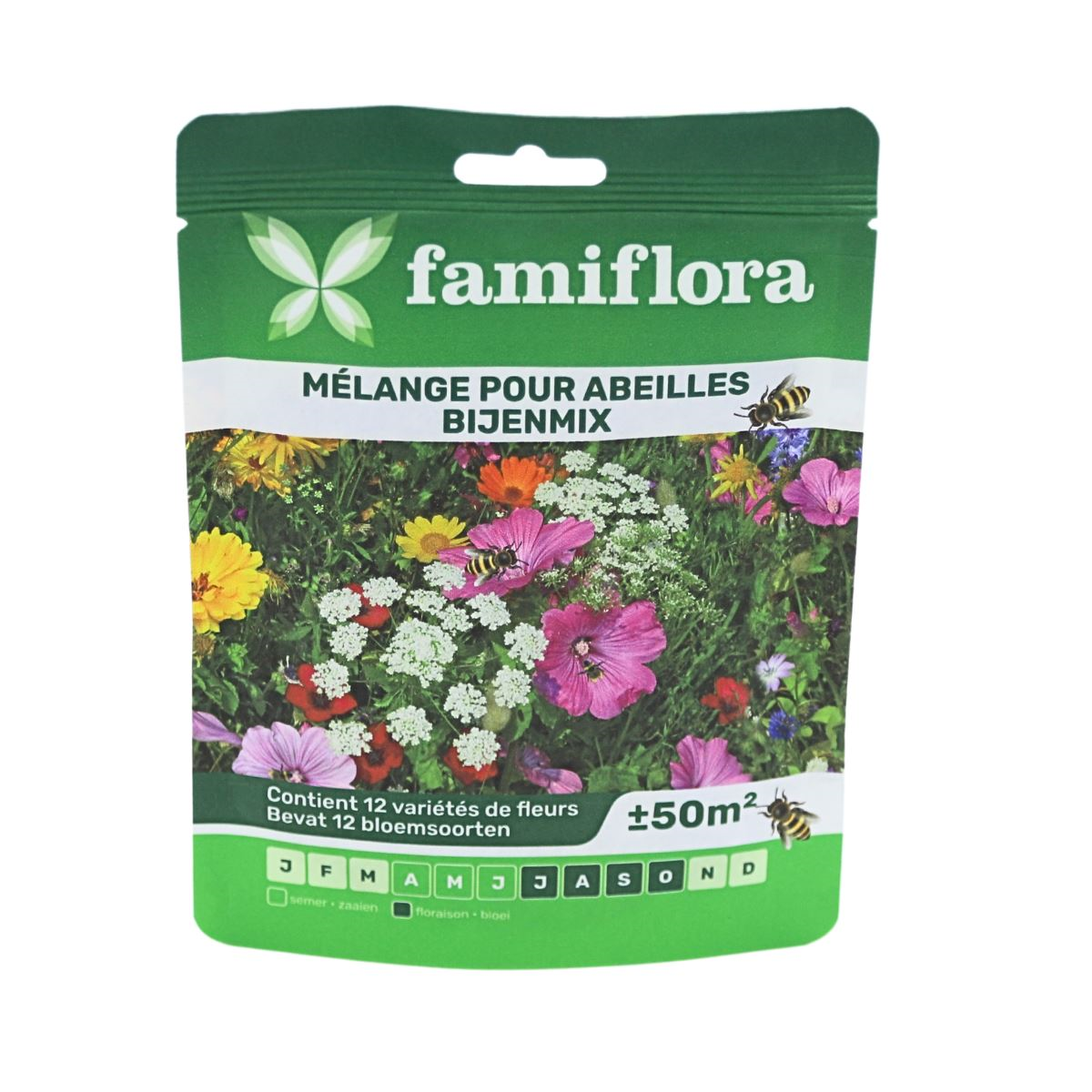 Famiflora bloemenweide - bijenmix - voor 50m² afbeelding