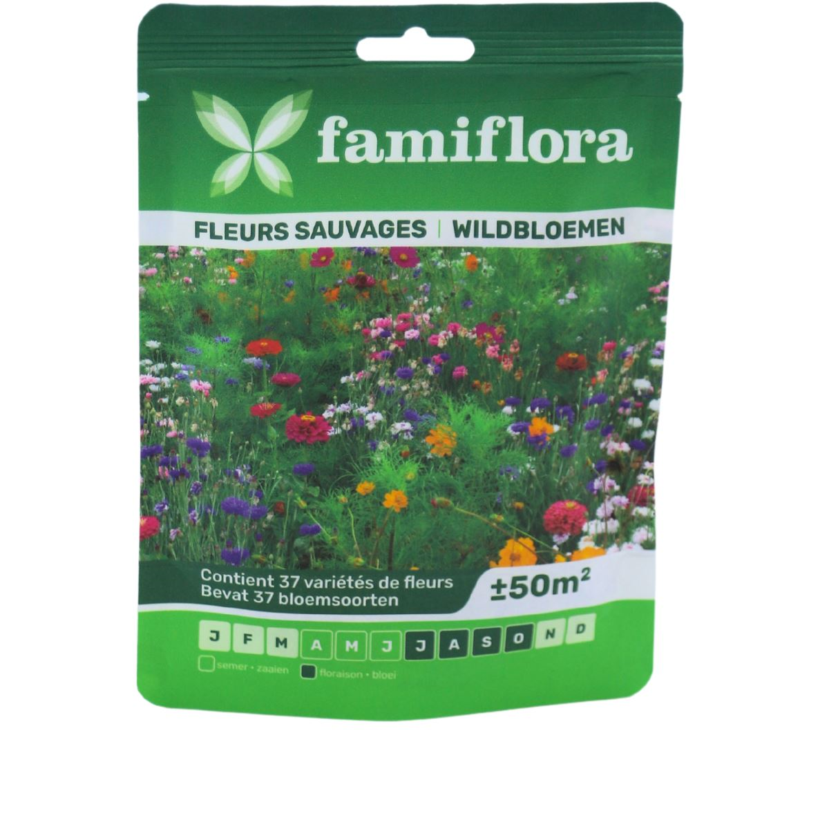Famiflora bloemenweide - wildbloemen - voor 50m² afbeelding
