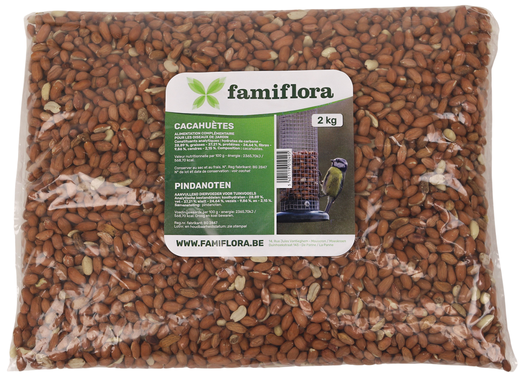 Famiflora pindanootjes 2 kg afbeelding
