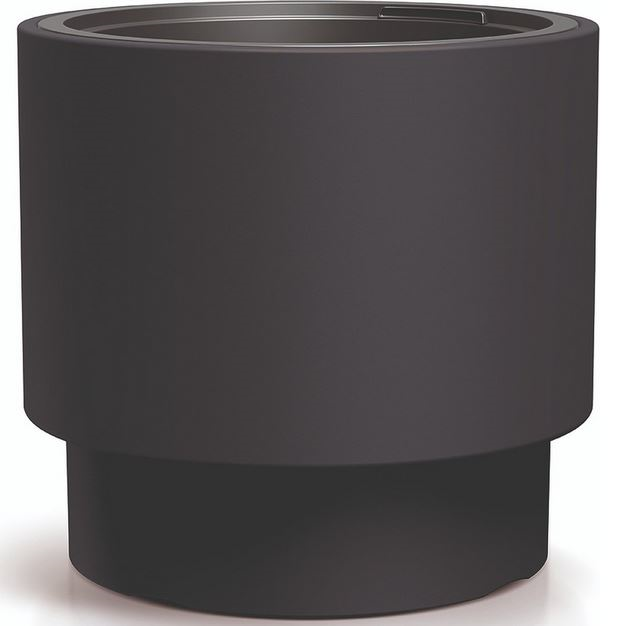 Prosperplast bloempot Heos - antraciet  - Diameter 47cm afbeelding