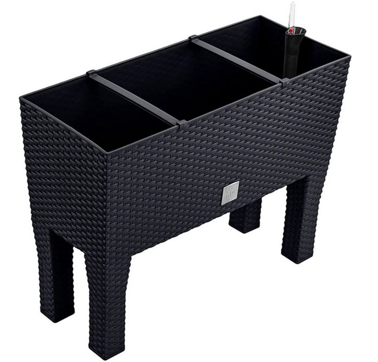 Prosperplast bloempot Rato Case High - Antraciet - 80 x 33 x 62cm afbeelding