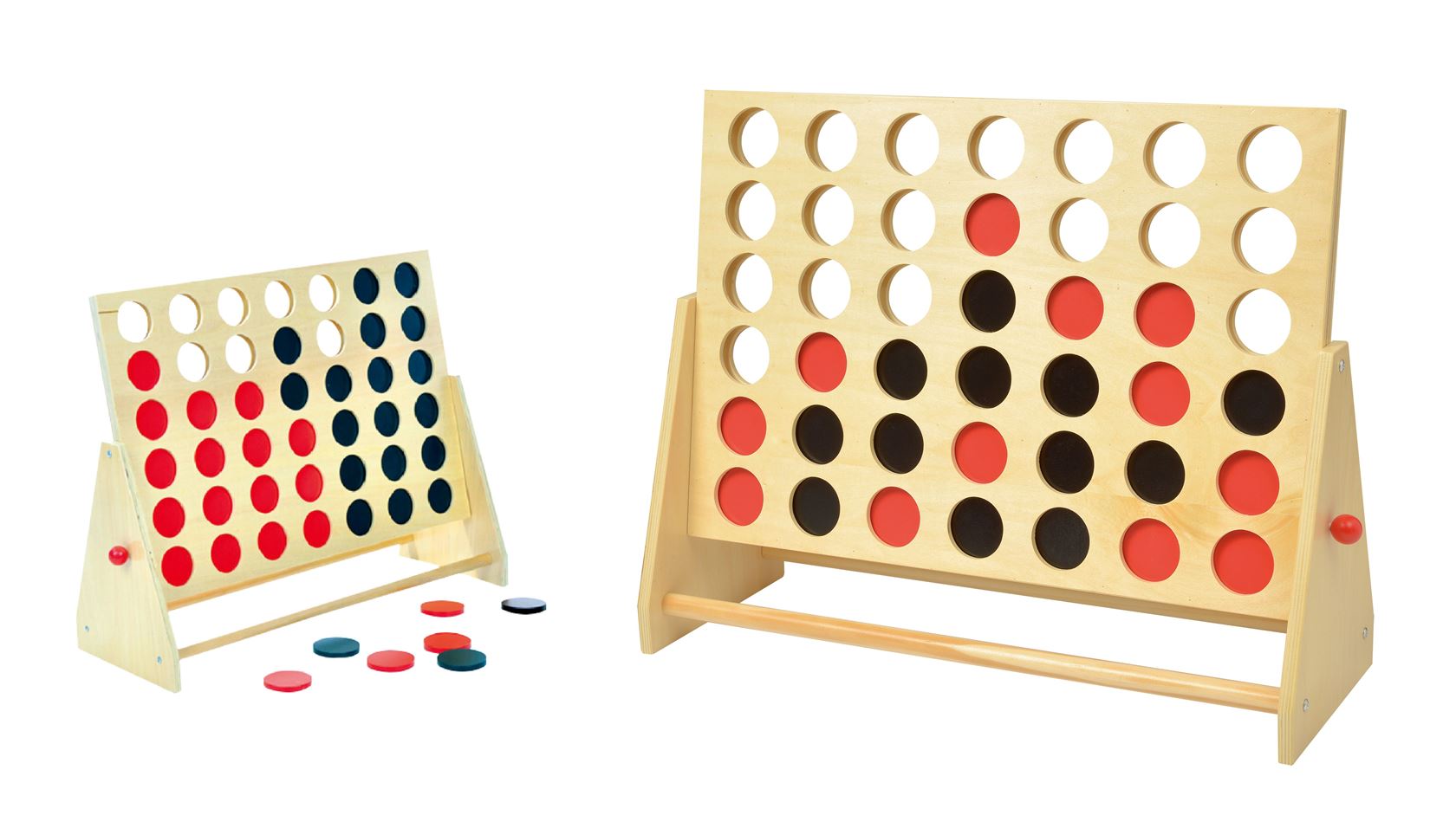 Didak 4 op een rij - Klassiek houten look afbeelding