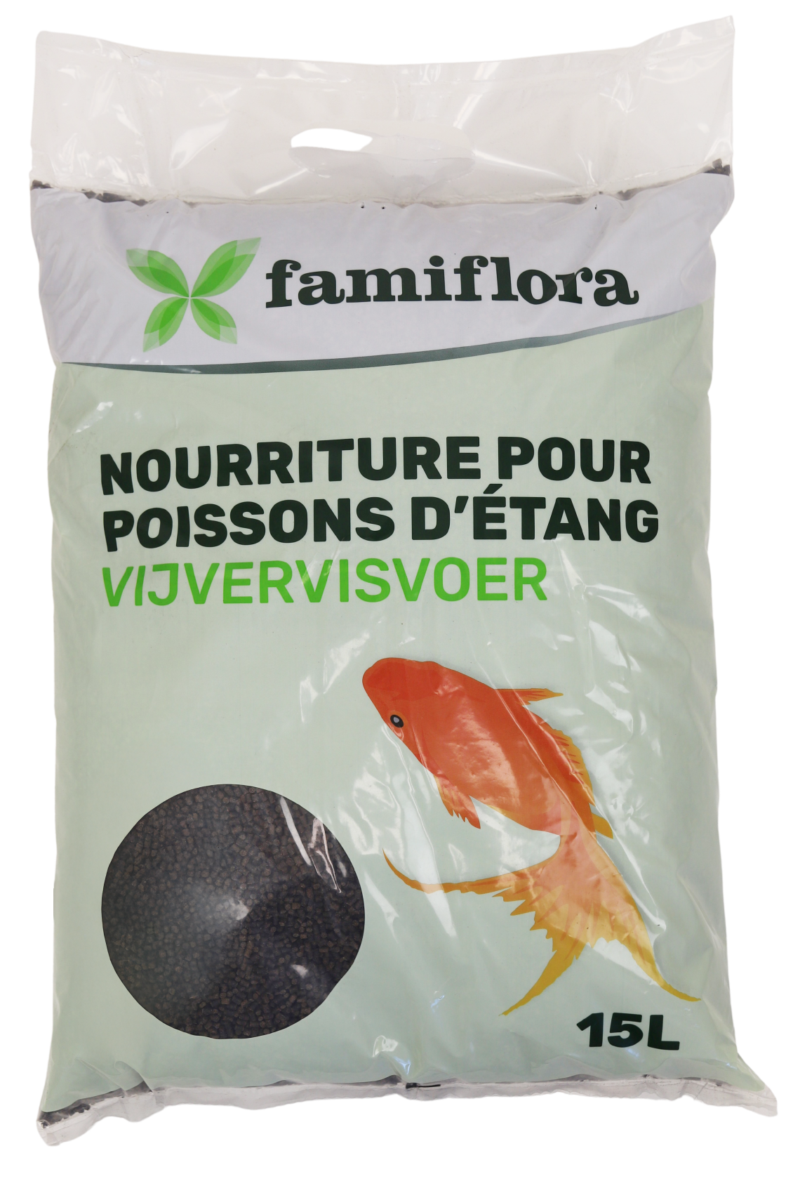 Famiflora Premium Select Steurvoer 15L– 3 mm zinkende korrel – Hoog eiwit&verteerbaar– Voor sterke en gezonde steuren afbeelding