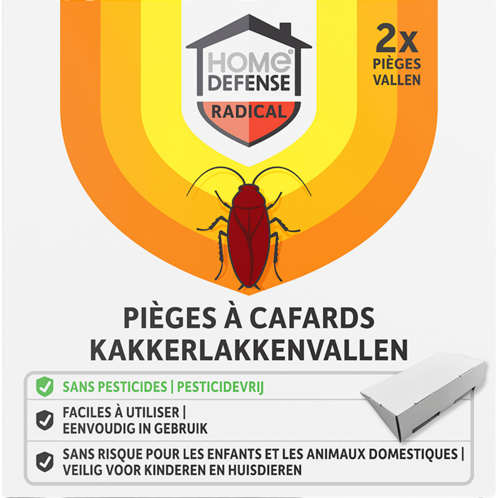 HOME DEFENSE® Kakkerlakkenvallen 2 stuks