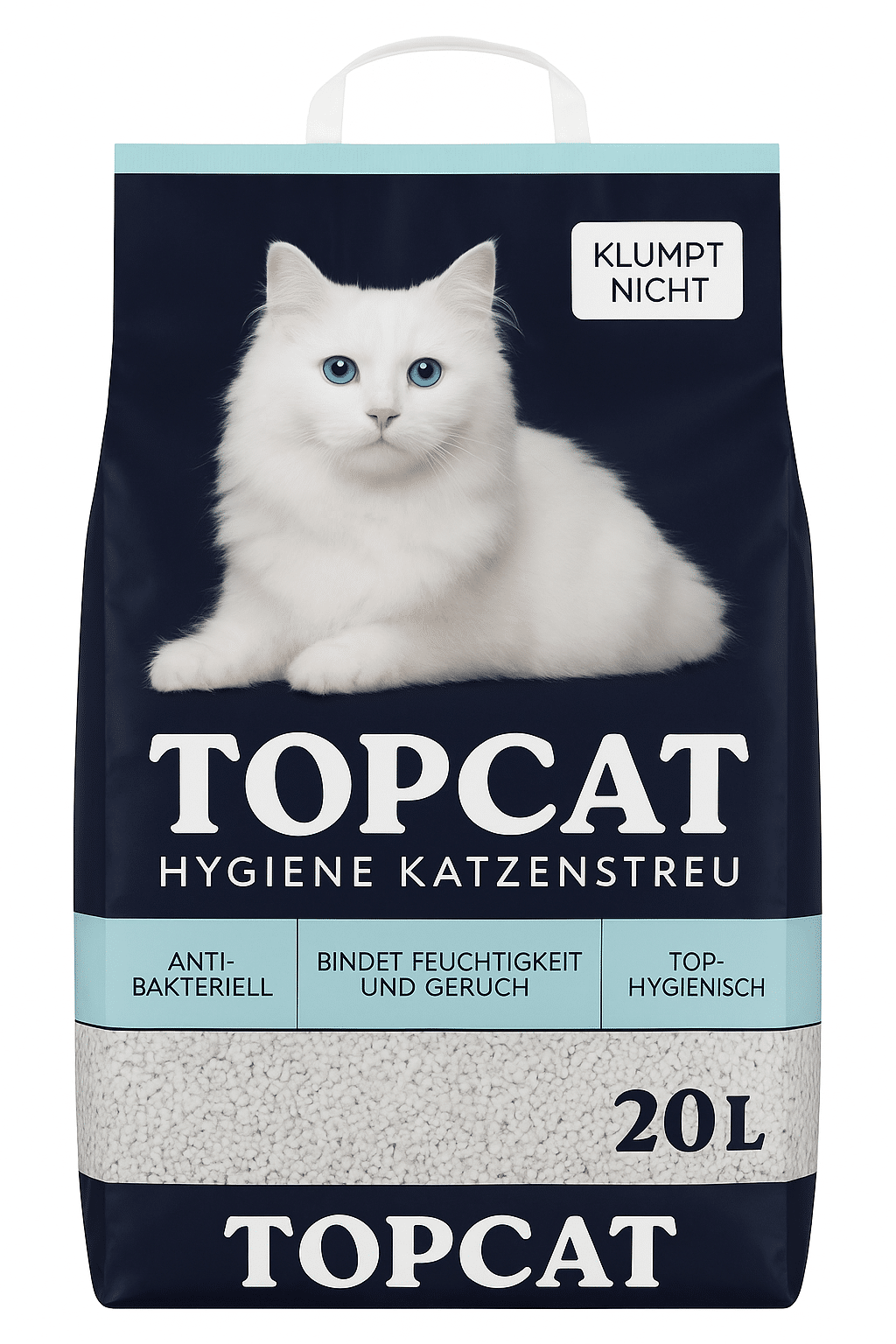 Top Cat antibacteriële kattenbakvulling - 20L afbeelding