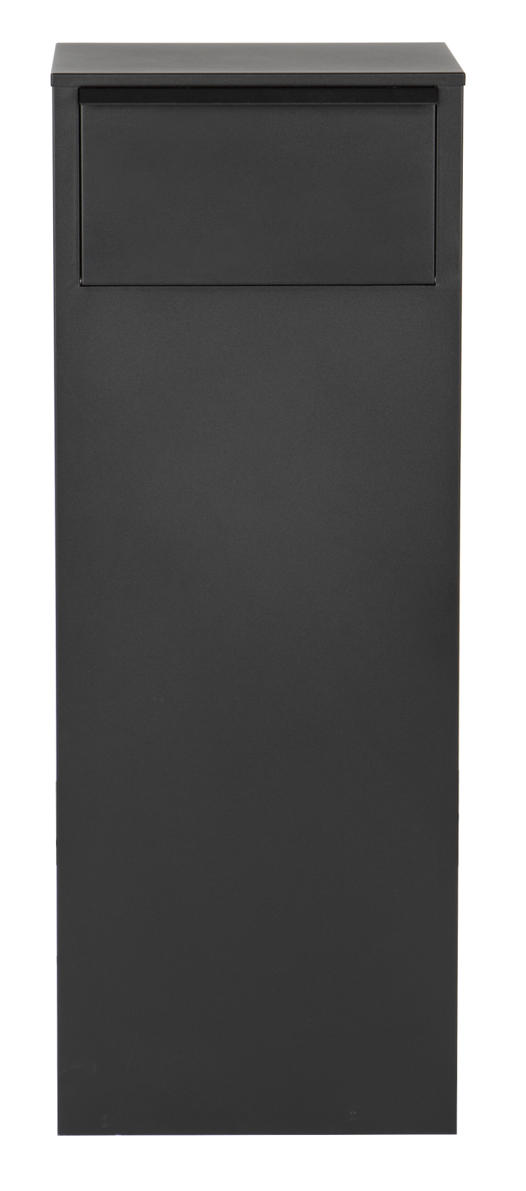 Practo Garden dortmund met cijferslot mat zwart - Brievenbussen - 27x39x105cm - RAL 9005 MAT