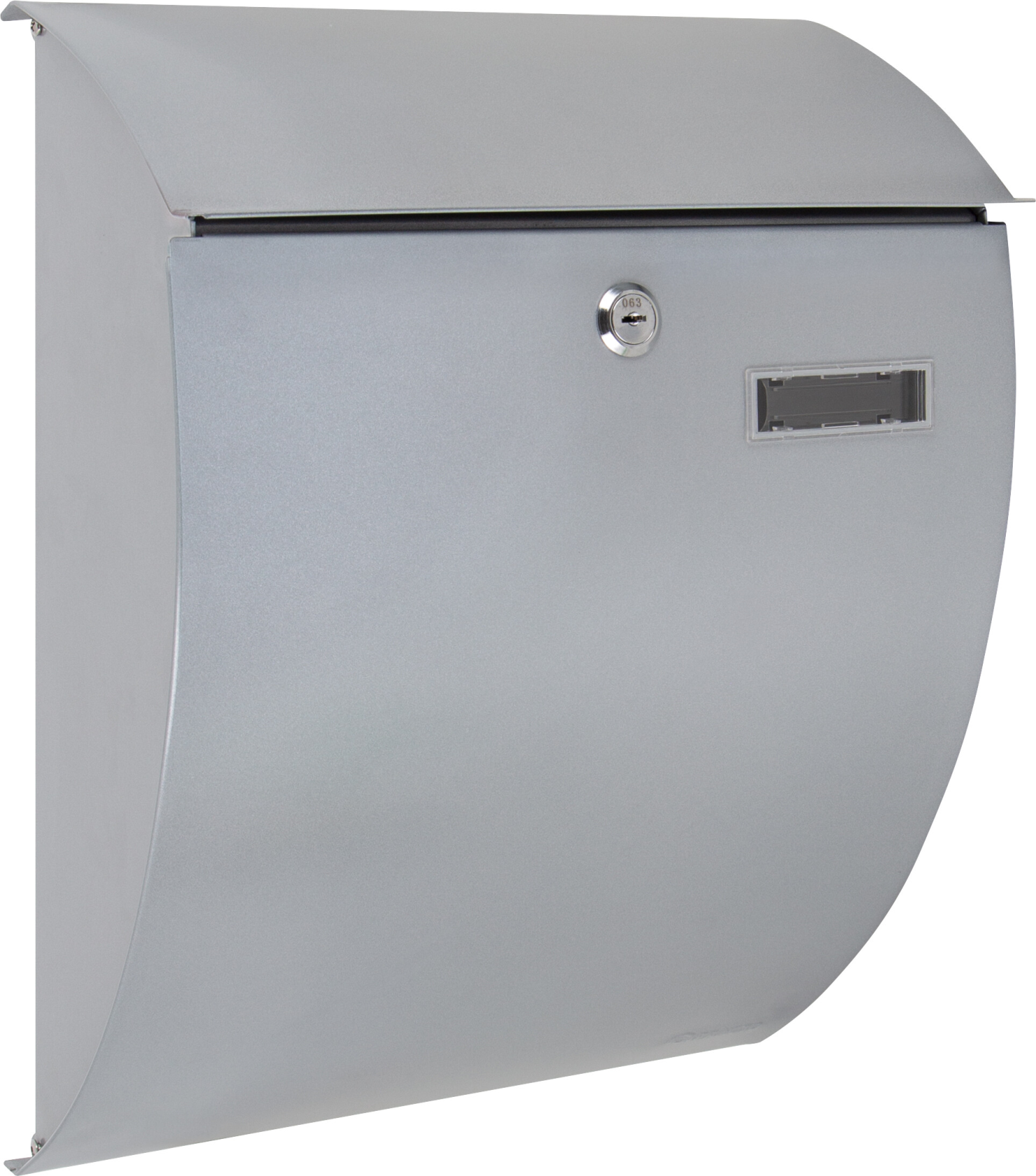 Practo Garden sheffield zilver zilver - Brievenbus in gelakt staal - 16,5x31x40,5cm afbeelding