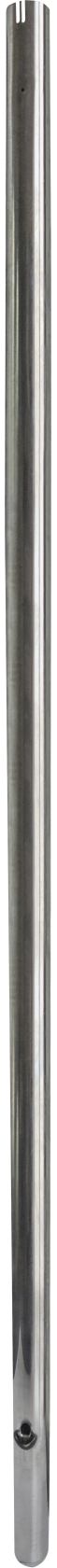 Practo Garden brievenbuspaal enkel inox inox - Brievenbussen - 4,5x4,5x150cm afbeelding