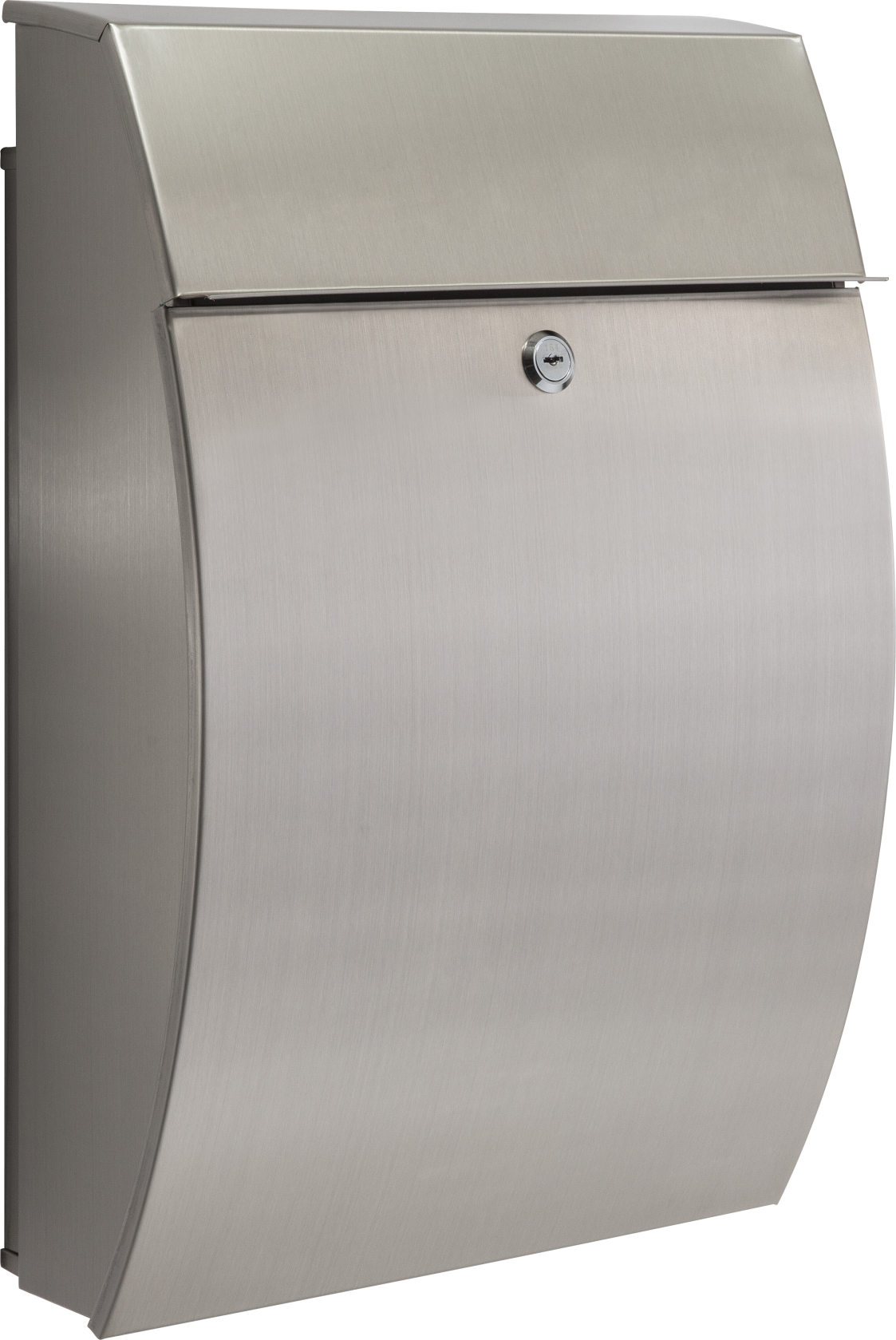 Practo Garden new york inox - Brievenbus in inox - 15x32x48cm