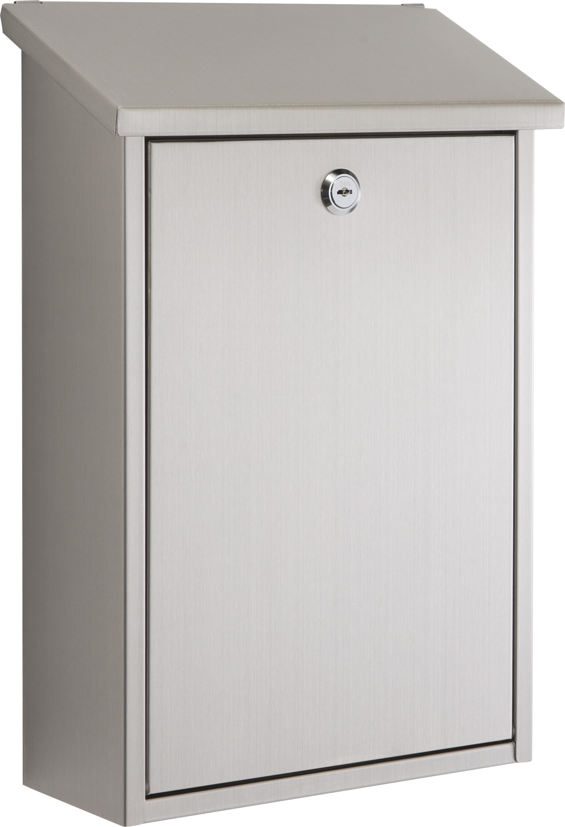 Practo Garden dallas inox - Brievenbus in inox - 10x25x40cm afbeelding
