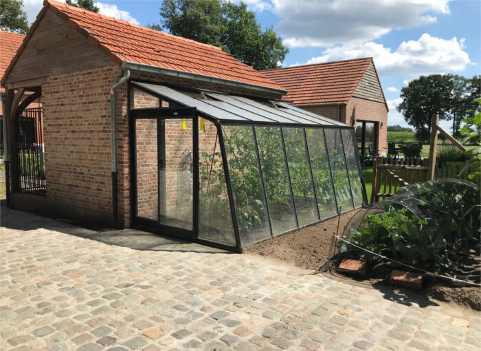 ACD Prestige MS206 serre - 2,28m x 4,45m - Zwart afbeelding