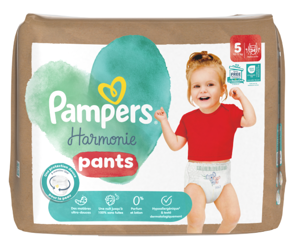 Pampers Harmonie pants - Maat 5 (12-17 KG) - 34 luierbroekjes afbeelding