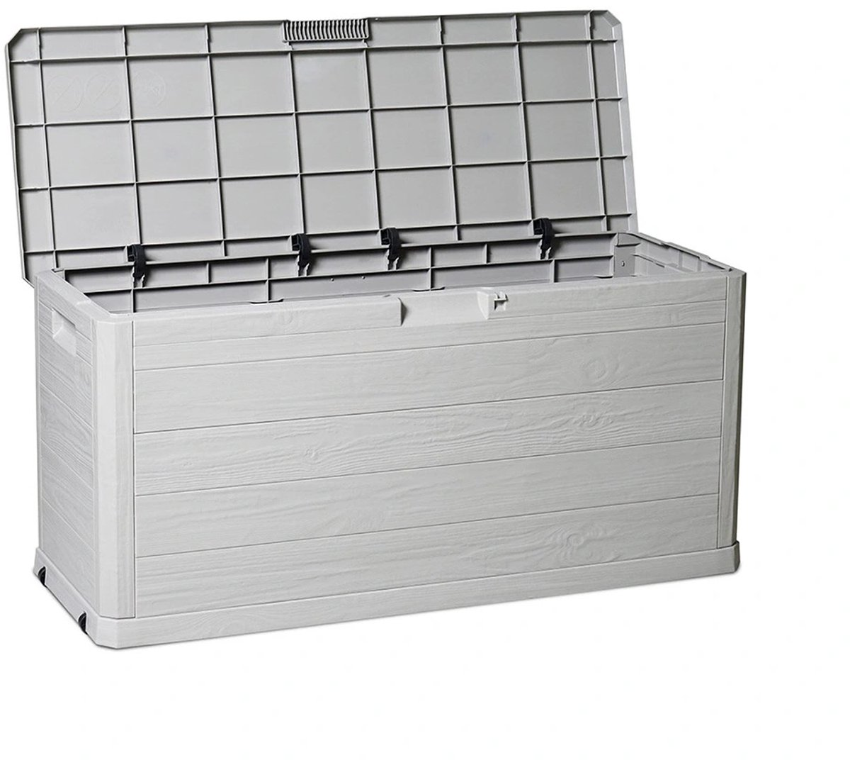 Toomax Woody's Kussenbox - 280L - Warm Grey - Design - Binnenmaat 112 x 39,5 x 52,5 cm - Buitenmaat 117 x 45 x 56 cm
