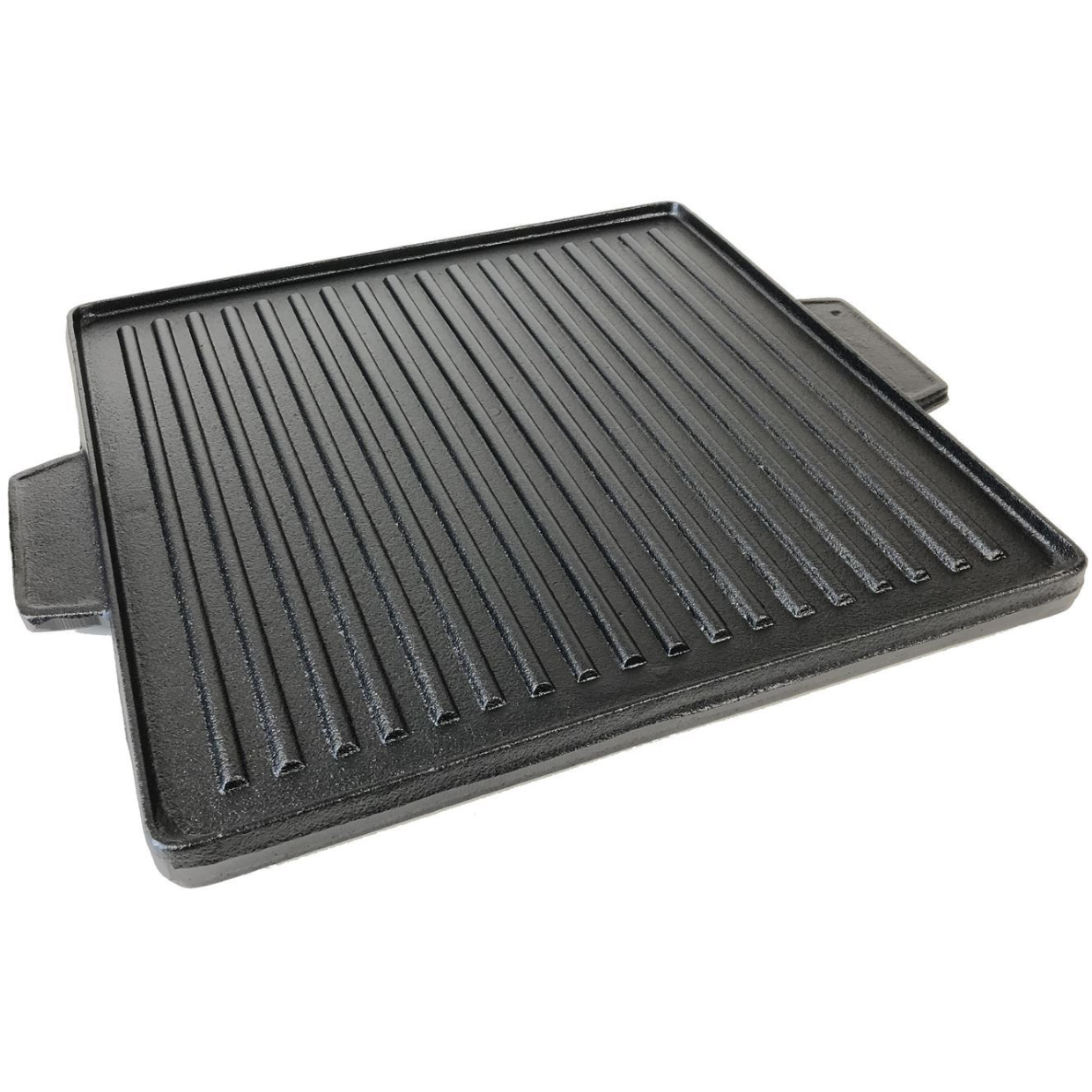 Famiflora Universele gietijzeren contactplaat - bakplaat - grillplaat - grillrooster 38x38cm