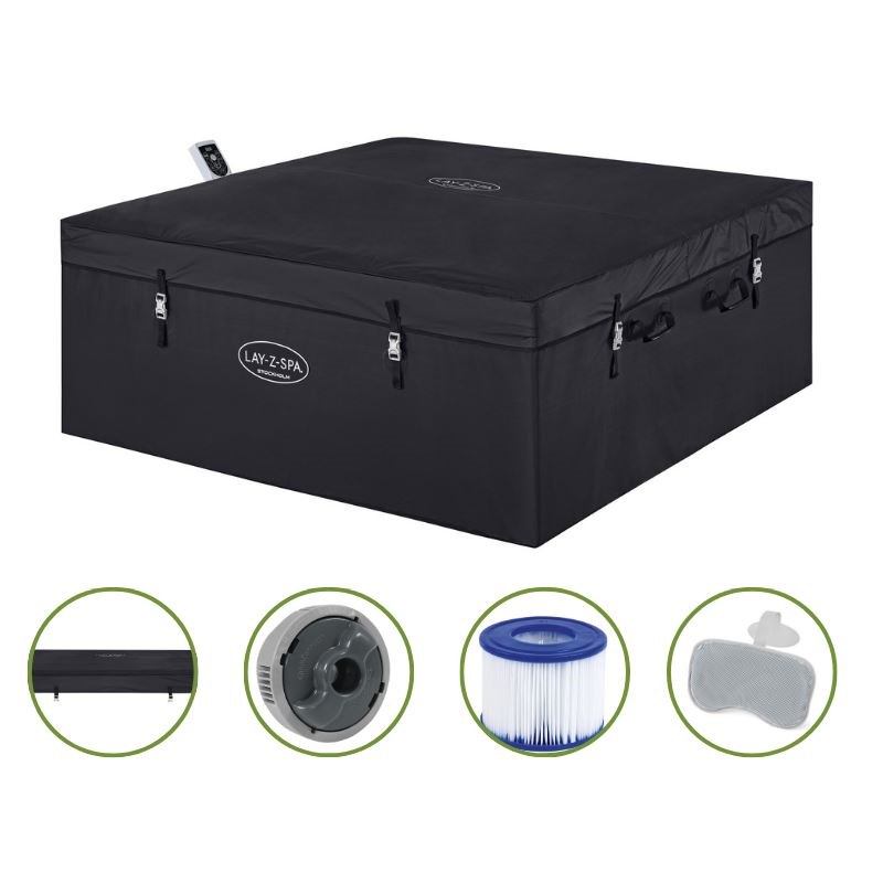 Bestway Lay-Z-Spa Stockholm AirJet SMART opblaasbare spa - 4-6 personen afbeelding