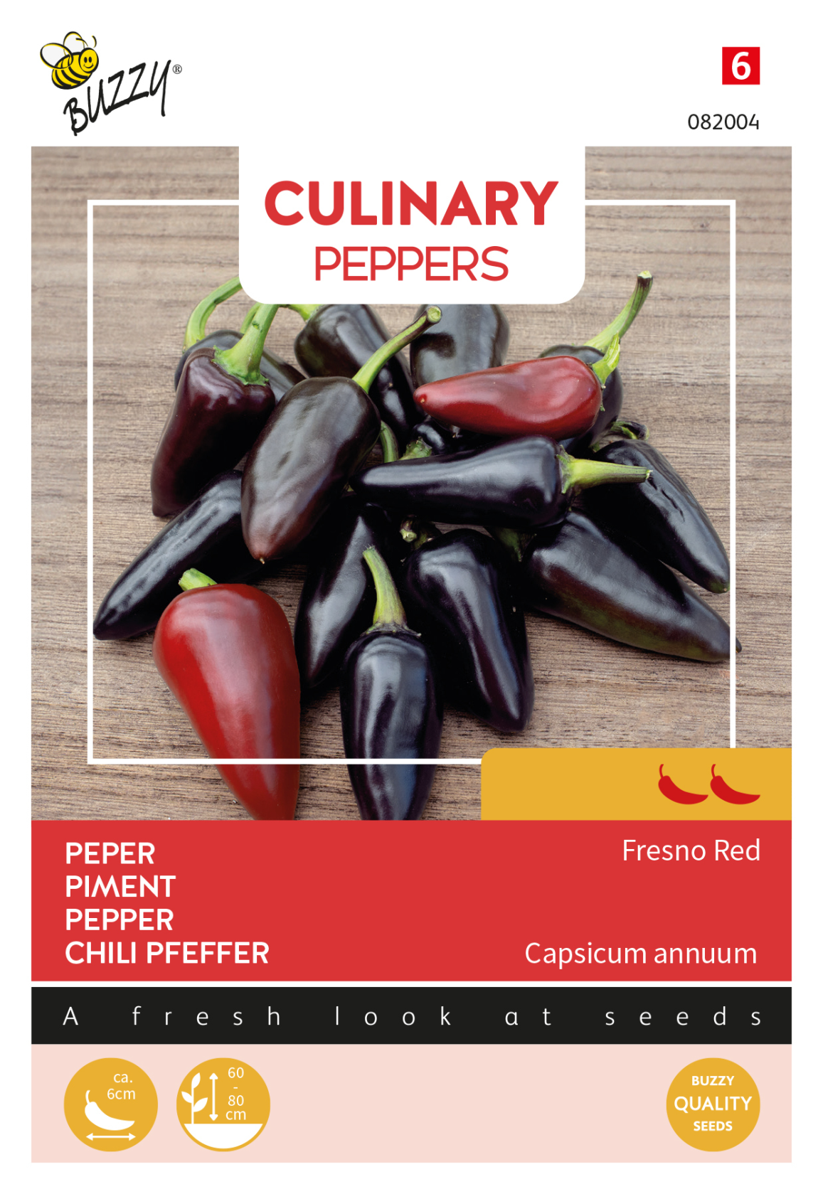 Buzzy® Culinary Peppers Fresno afbeelding