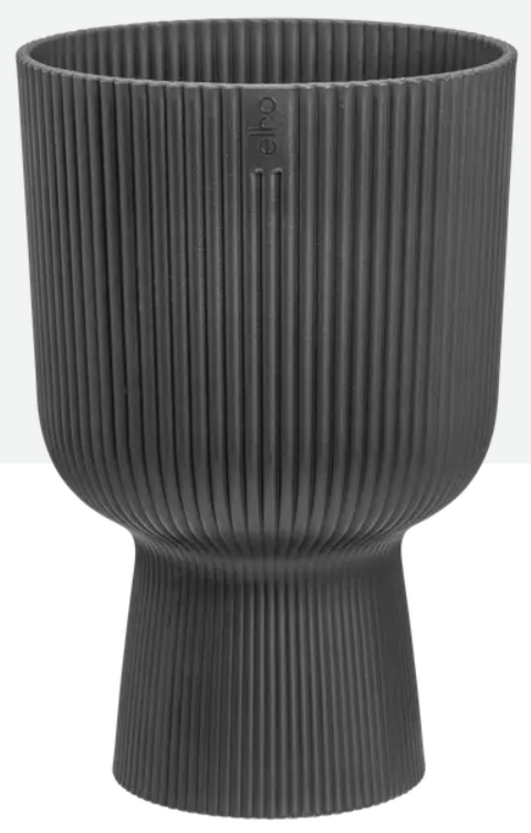 Bloempot vibes fold coupe 14cm - antraciet afbeelding