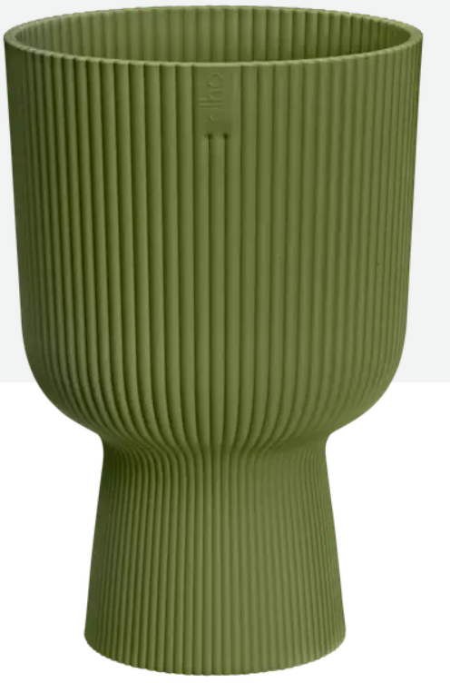 Bloempot vibes fold coupe 14cm - varengroen afbeelding