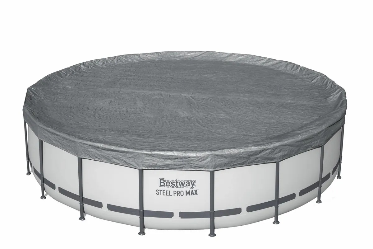 Bestway Premium Afdekzeil Rond -Ø 549 cm - All-Season - Polar Shield afbeelding
