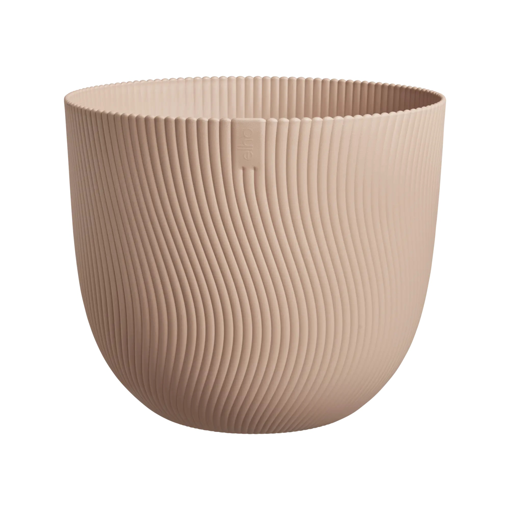 Bloempot sereh round 25cm - koele klei afbeelding