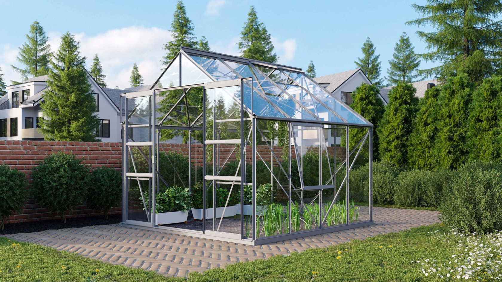 Vitavia Meridian 2 serre - 6,7m² - Aluminium
