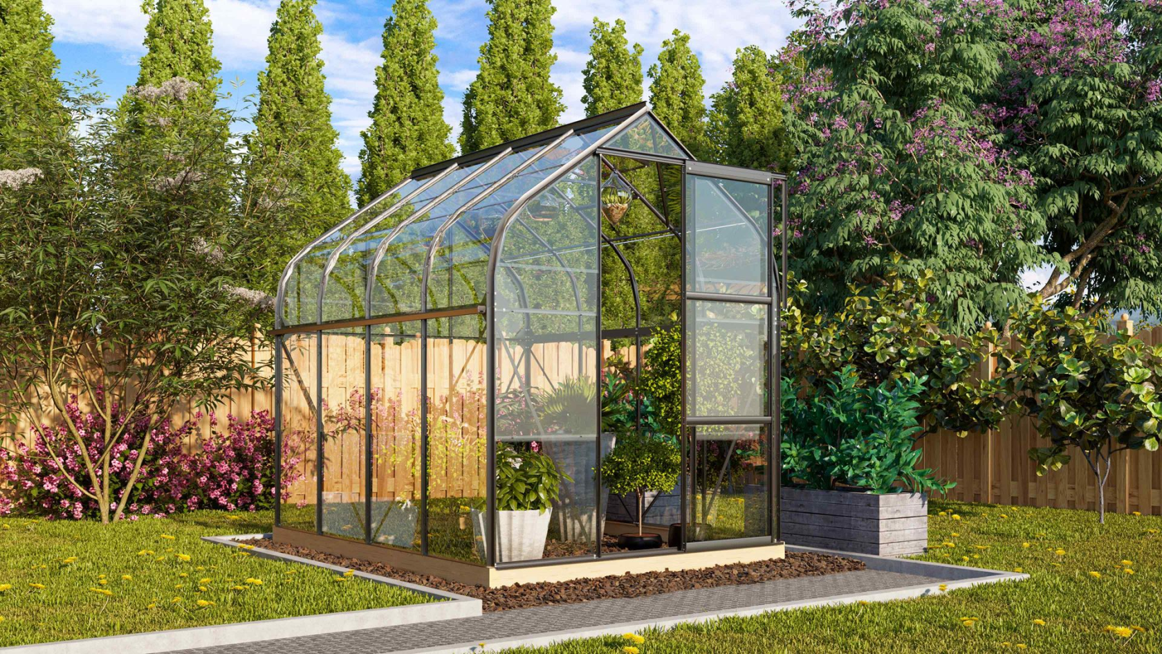 Vitavia Orion serre - 5m² - Zwart