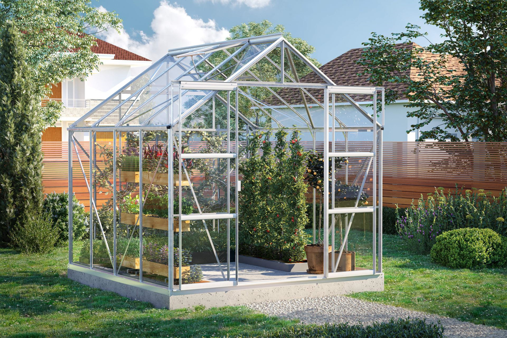Vitavia Uranus serre - 6,7m² - Aluminium