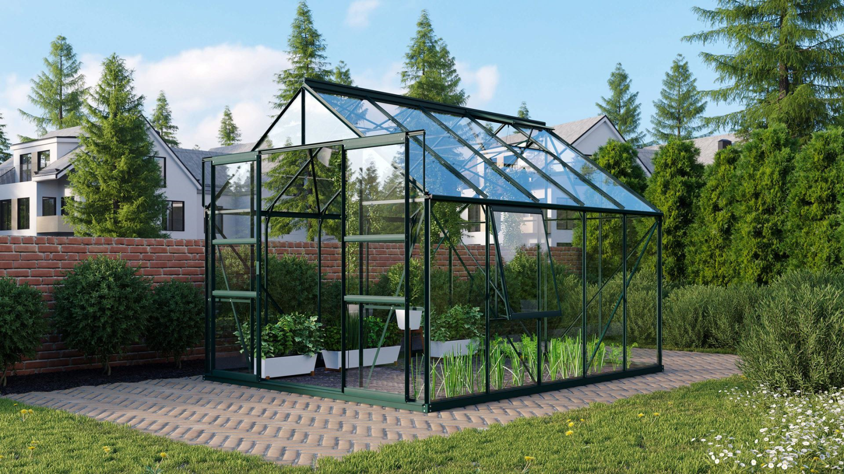 Vitavia Meridian 2 serre - 8,3m² - Donkergroen