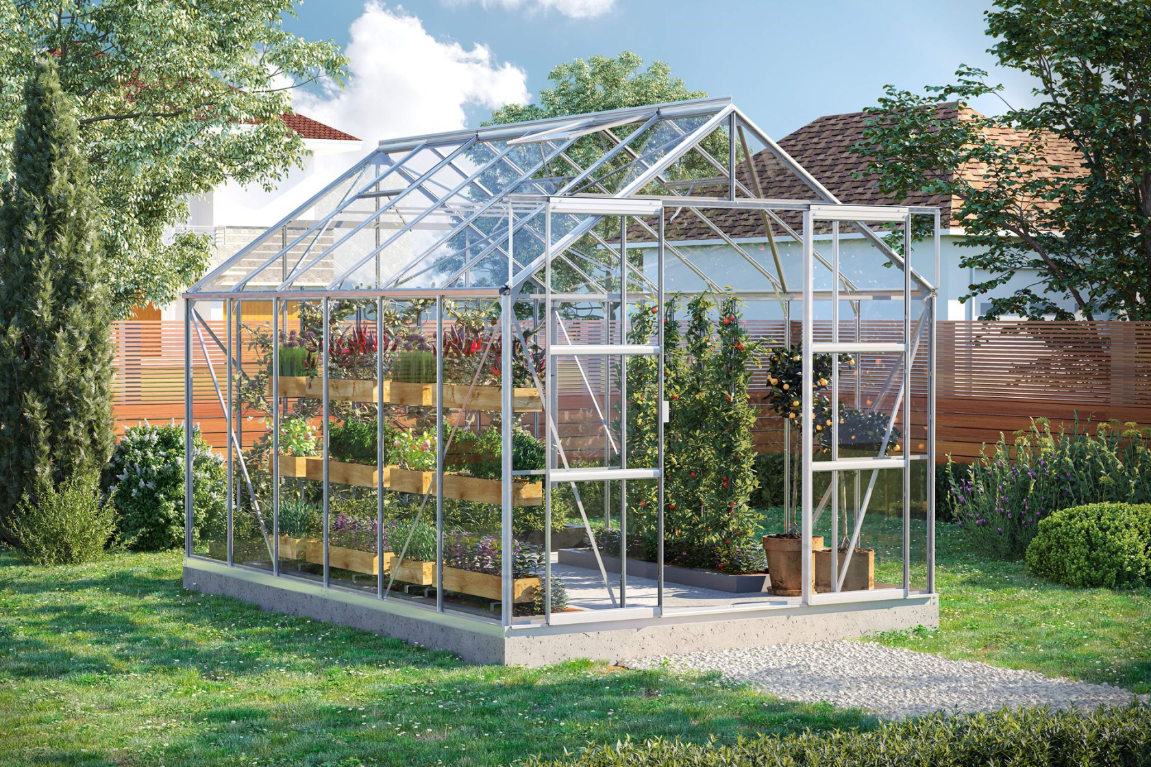 Vitavia Uranus serre - 9,9m² - Aluminium