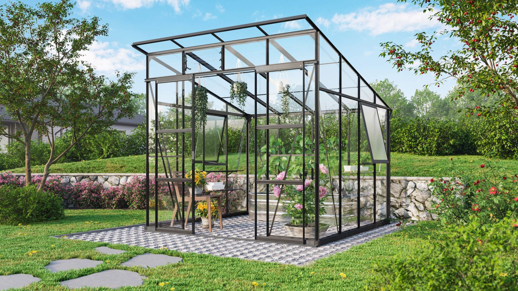 Vitavia Playa serre - 7,6m² - Zwart