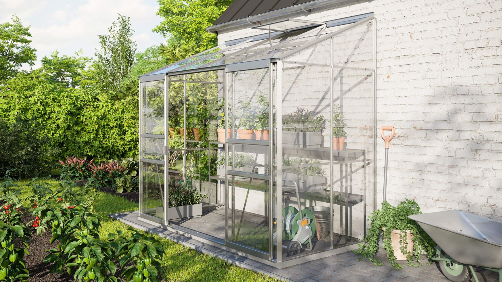 Vitavia Ida muurserre - 3,3m² - Aluminium