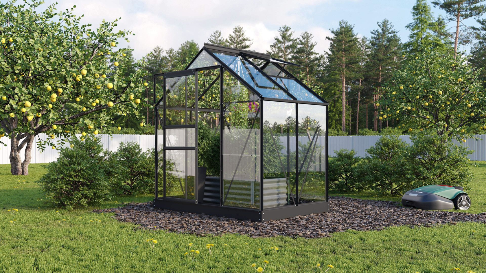 Vitavia Planet serre - 2,5m² - Zwart