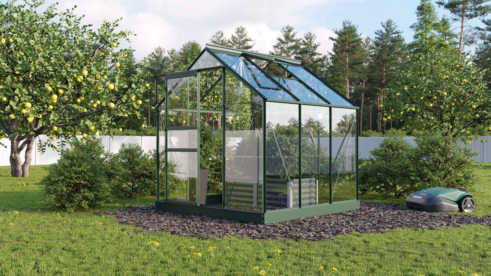 Vitavia Planet serre - 3,8m² - Donkergroen
