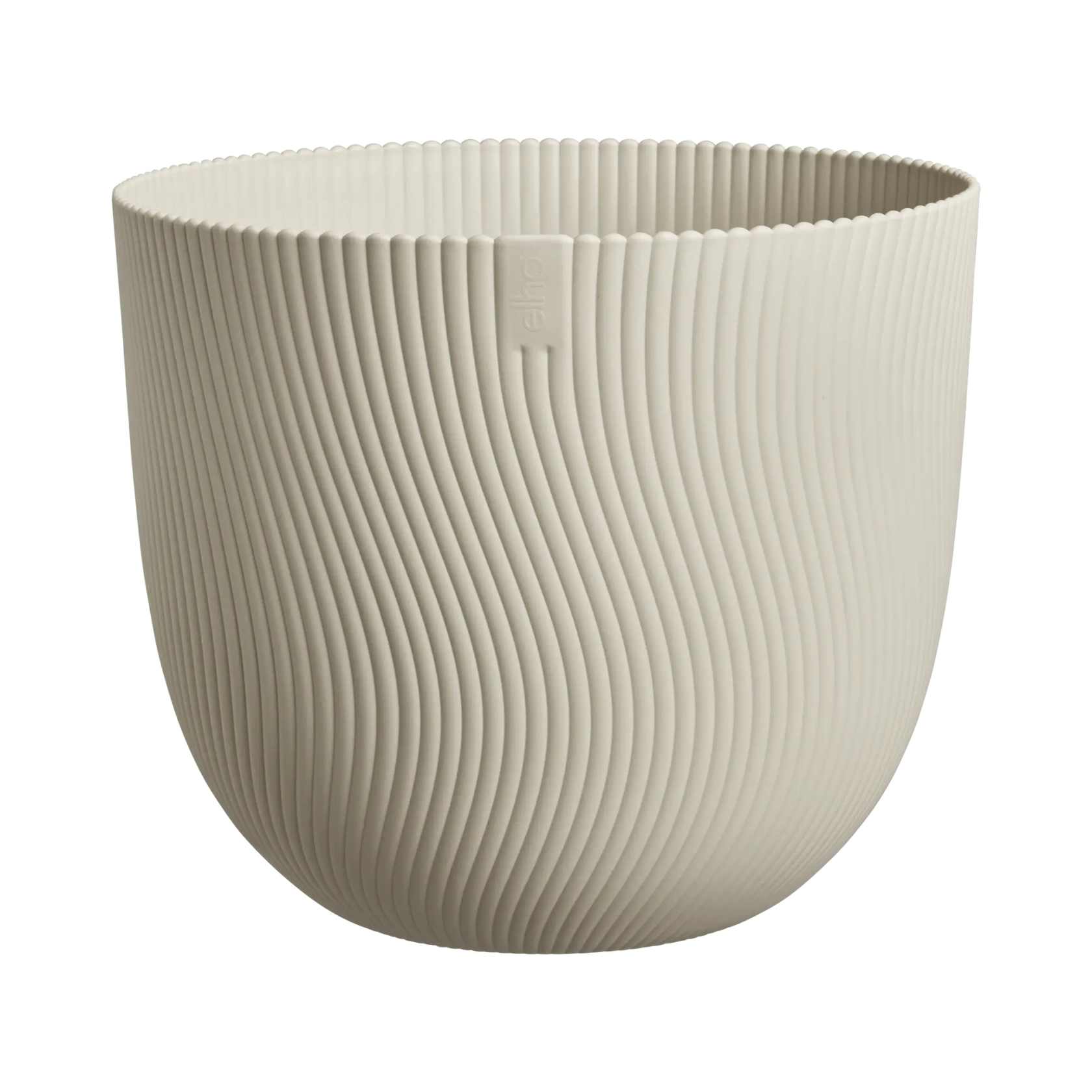 Bloempot sereh round 25cm - paddenstoel beige afbeelding