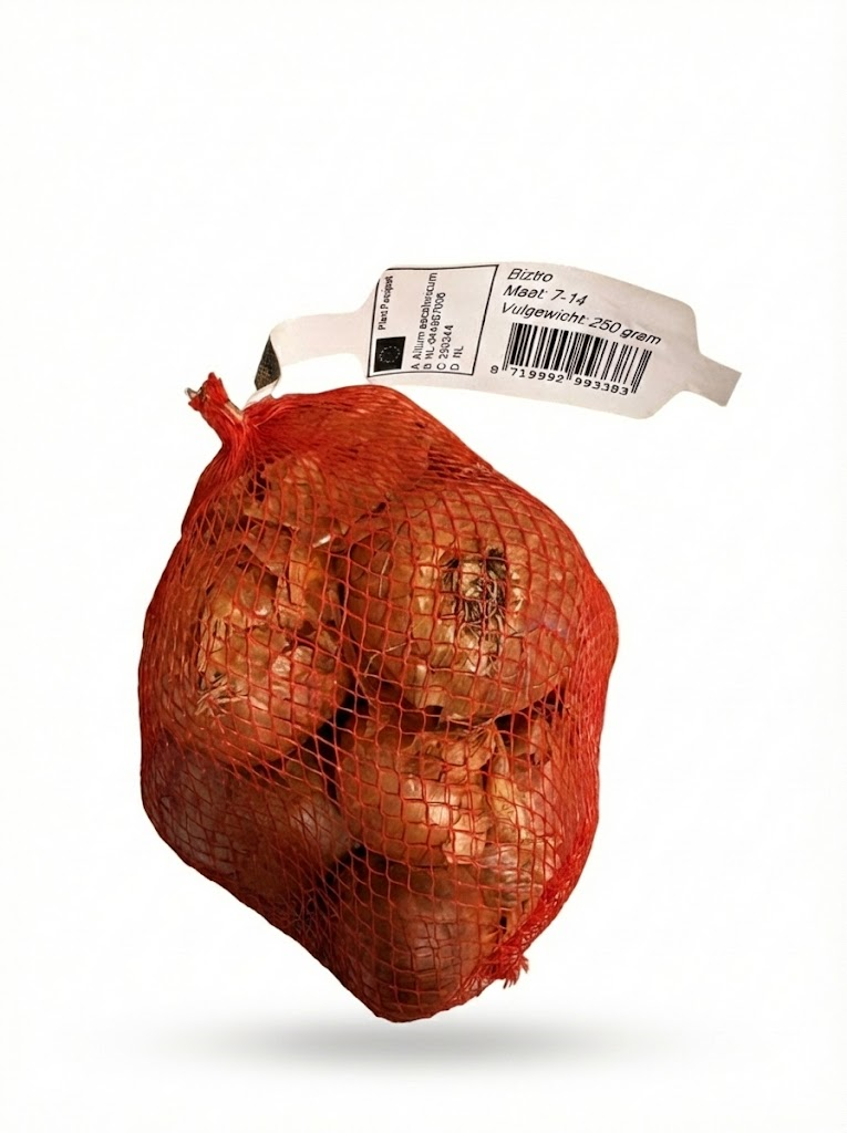 Plantsjalot Biztro - 7/15 - Bio - netje - 250g afbeelding