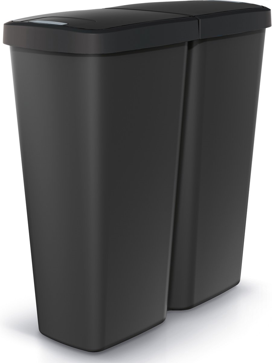Prosperplast Urbi Square Plantenbak - 29,5 x 55 cm - Antraciet afbeelding