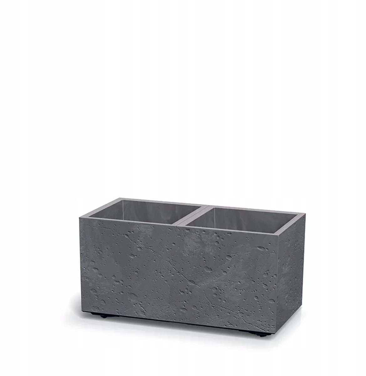Sierra Case Rechthoekige Bloempot - Betoneffect - Marengo afbeelding
