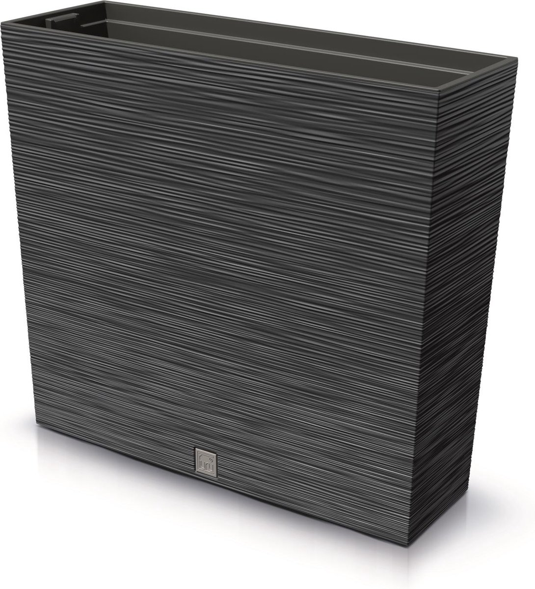 Prosperplast Furu Case Tower Plantenbak - Antraciet - 77 cm - Met Inzet afbeelding
