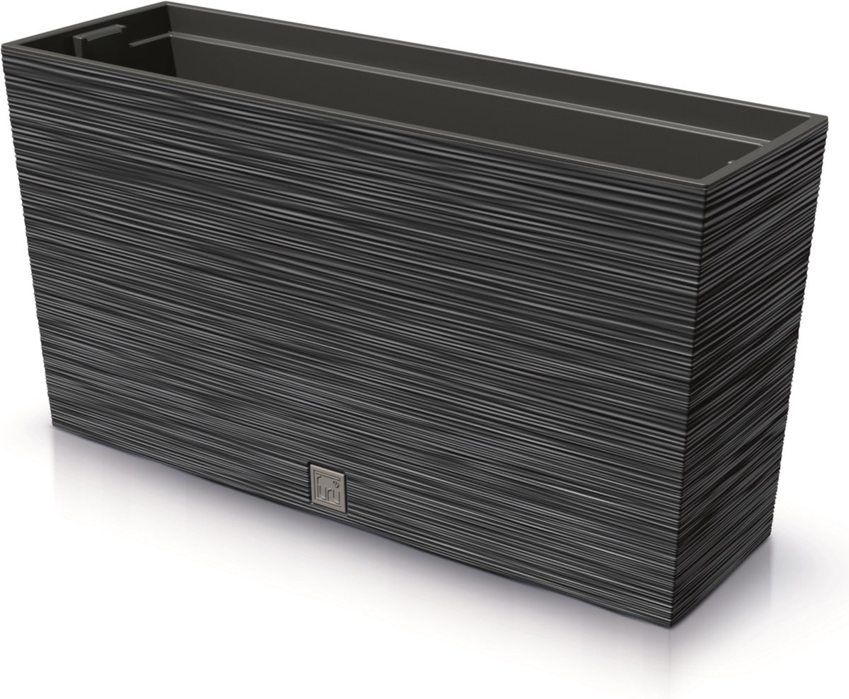 Prosperplast Furu Case Middle Plantenbak - 77 x 23,5 x 40,6 cm - Antraciet afbeelding