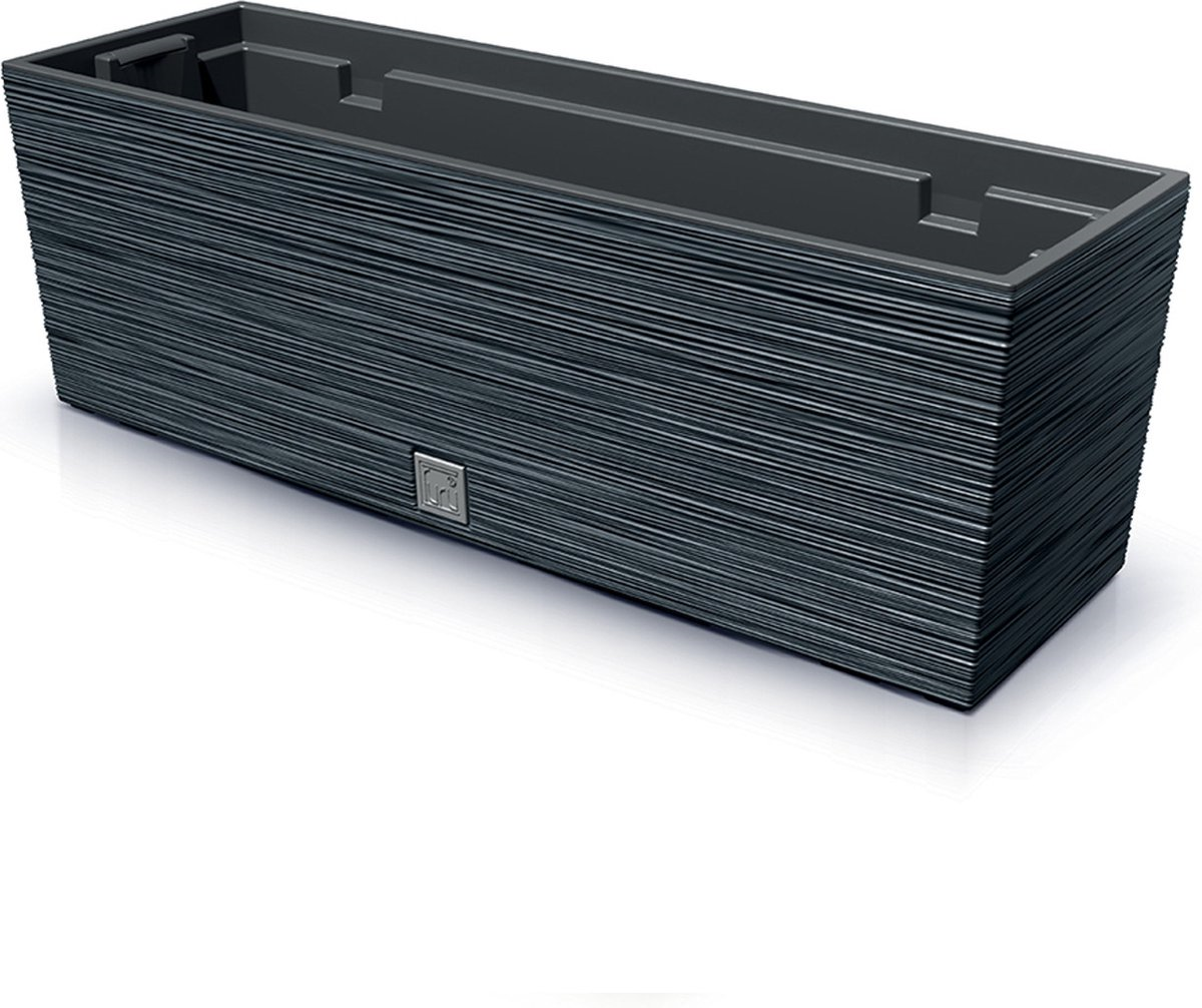Prosperplast Furu Case Plantenbak - Antraciet - 58 cm - Met binnenpot