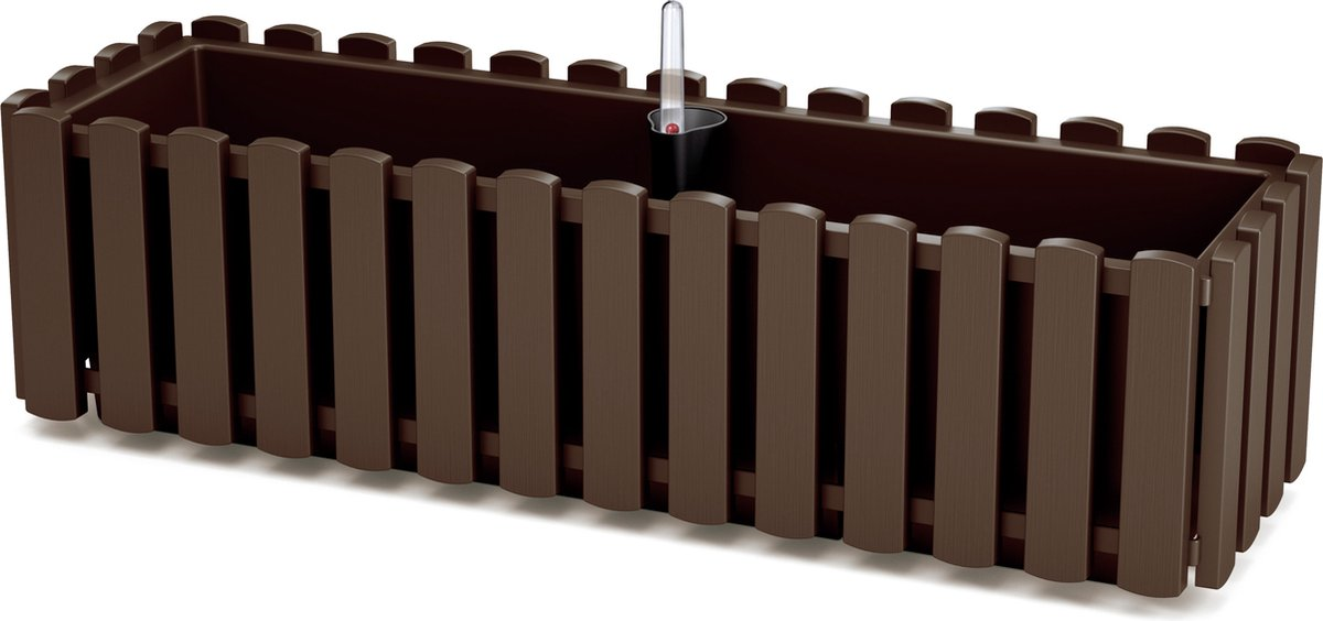 Prosperplast Boardee Fencycase Balkonbak - Bruin - 58 cm - Hout Look